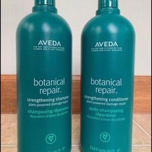 AVEDA Botanical Repair Shampoo and Conditioner liter brand new!!